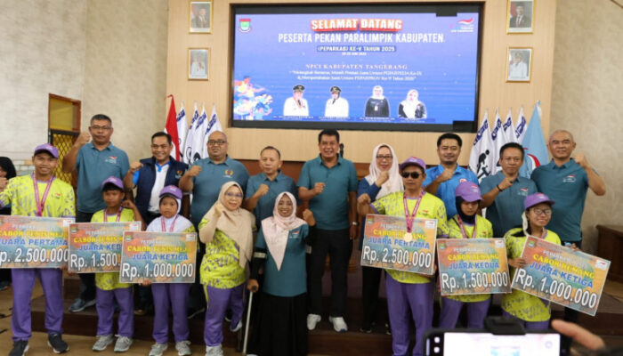 Semangat Juang Disabilitas Bersinar, Bupati Tangerang Buka Pekan Paralimpik Kabupaten ke-5