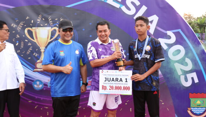 GSI 2025 Ditutup Meriah, Kabupaten Tangerang Siap Lahirkan Bintang Sepak Bola Masa Depan
