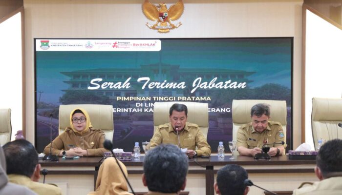 Penyegaran Birokrasi, 15 Pejabat Eselon II Pemkab Tangerang Resmi Sertijab