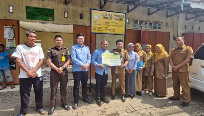 Kejari dan BPKAD Tangerang Amankan Aset Pemkab Rp 4 Miliar dari Penguasaan Ilegal