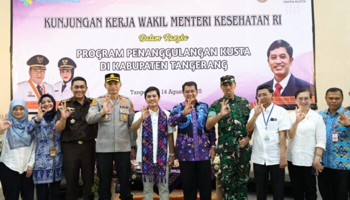 Wamenkes RI Tunjuk Kabupaten Tangerang sebagai Percontohan Eliminasi Kusta