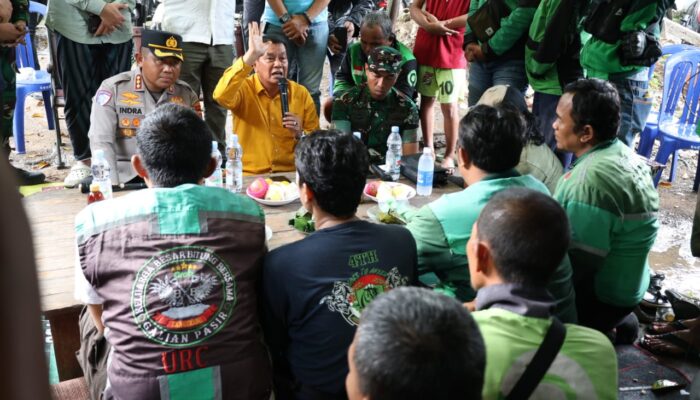 Bupati Tangerang Bersama Forkopimda Sambangi Ojol, Deklarasi Aman dan Tertib