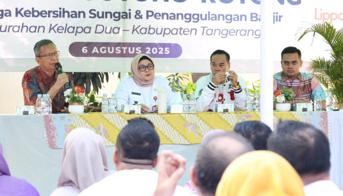 Wabup Tangerang Hadiri Gerakan Gotong Royong, Program Jumat Bersih Segera Diaktifkan Kembali