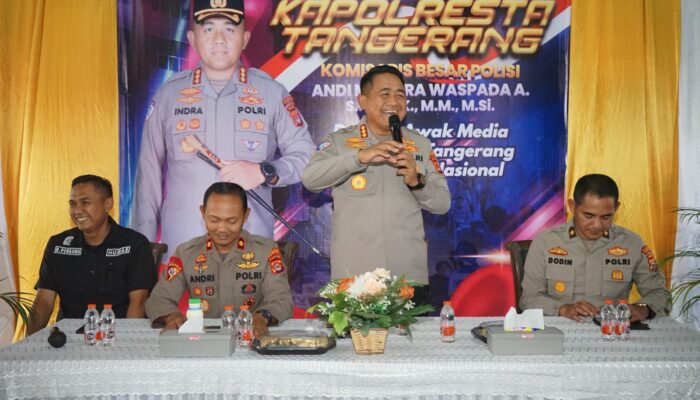 Indra Waspada Ajak Media Sinergi Jaga Kamtibmas Lewat Program Tangerang Sigap