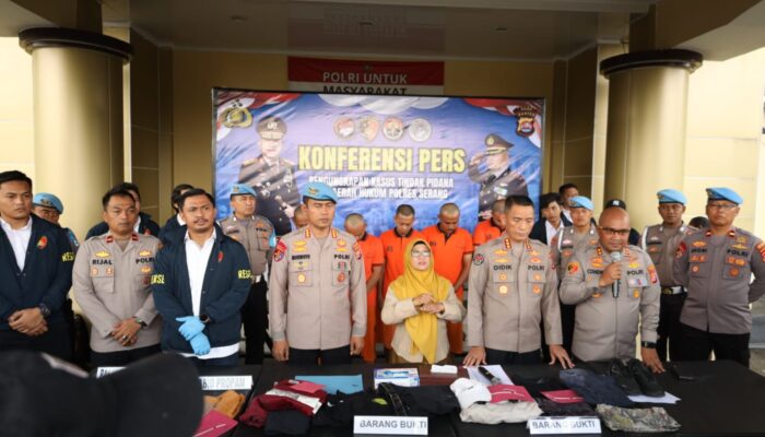 Staf KLH dan Wartawan Dikeroyok di Serang, 5 Pelaku Ditangkap, 1 Anggota Brimob Dipatsus