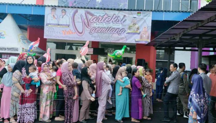Pemkab Tangerang Gelar Warteksi Gemilang, Tiga Lokasi Diserbu Warga