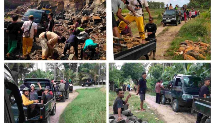 Warga Cipunaga Turun Tangan Perbaiki Jalan Rusak, Bupati Sentil Kades: ‘Jalan Hancur, Mobilnya Fortuner!’