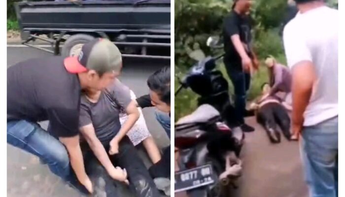 Kecelakaan Beruntun di Sukamanah, Jalan Licin Diduga Akibat Galian Tanah Ilegal