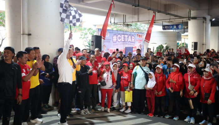 Bupati Tangerang dan Kapolres Tangsel Lepas Jalan Sehat HUT RI Ke-80 di Cisauk