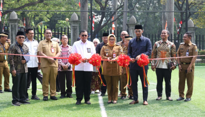 Wabup Tangerang Resmikan Revitalisasi Lapangan Olahraga Islamic Village