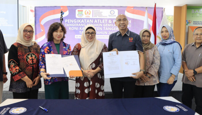 Wabup Tangerang Dukung Pendidikan Atlet Melalui Kerja Sama KONI dan Universitas Matana