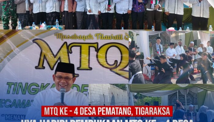 MTQ Ke-4 Desa Pematang Didukung Penuh Anggota DPRD Kabupaten Tangerang H. Yahya Amsori