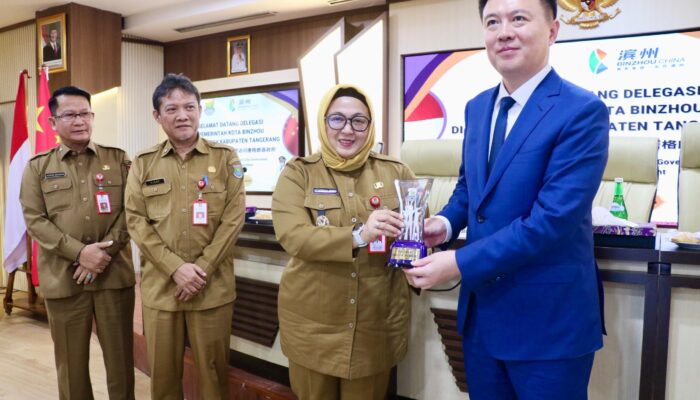 Wabup Tangerang Terima Kunjungan Delegasi Kota Binzhou, Tiongkok