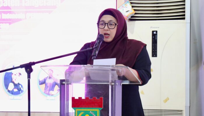 Wabup Intan Resmi Buka Lomba Senam Kreasi SMA/SMK se-Kabupaten Tangerang di HUT ke-58 PERWOSI