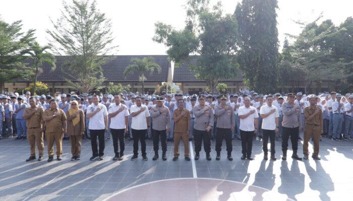 Upacara Serentak SMA/SMK se-Banten, Wakapolda Ingatkan Bahaya Kenakalan Remaja