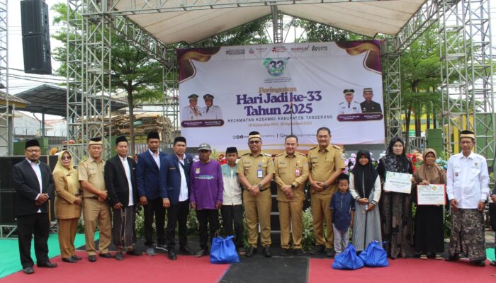 HUT ke-33, Kecamatan Kosambi Luncurkan Gerai UMKM dan Batik Motif Hasil Laut
