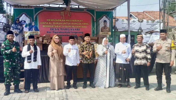 Camat Tigaraksa Buka MTQ ke-4 Desa Margasari, 121 Peserta Ikuti Lomba