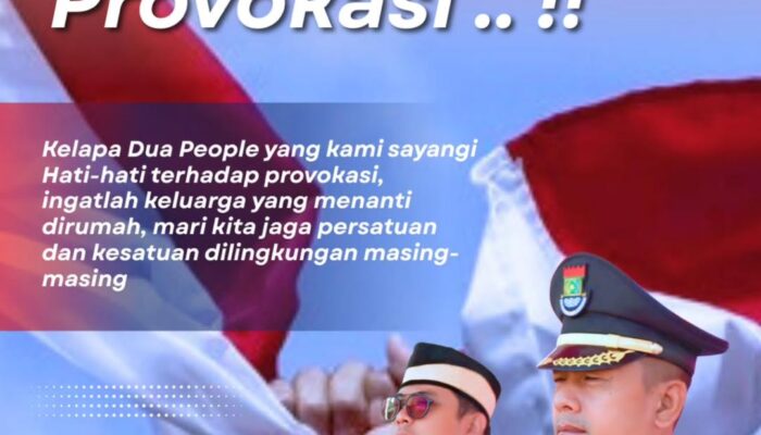 Sekcam Kelapa Dua Imbau Warga Waspada Provokasi, Ajak Jaga Persatuan dan Kondusifitas