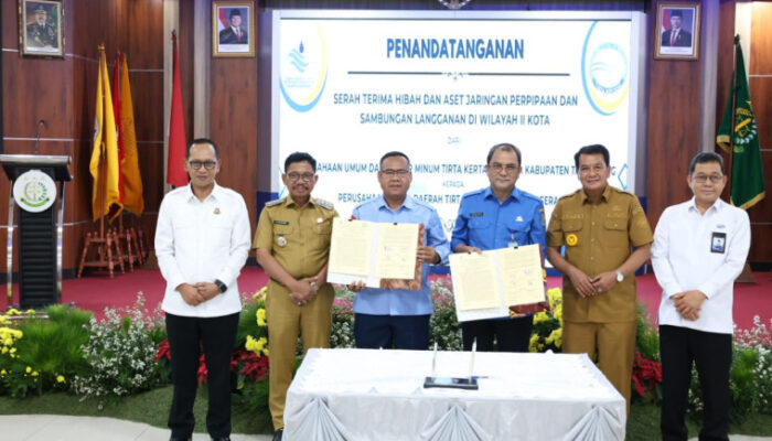 Bupati dan Wali Kota Tangerang Teken Pembaharuan Perjanjian Hibah Aset Perumdam