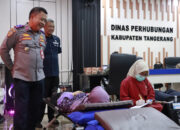 Peringati Harhubnas, 100 Pegawai Dishub Tangerang Ikut Donor Darah