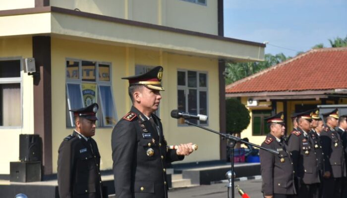 Kapolres Lebak Pimpin Upacara Hari Kesaktian Pancasila di Lapangan Mapolres Lebak
