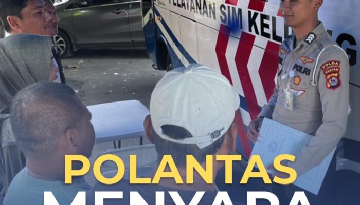 Tingkatkan Pelayanan Publik, Ditlantas Polda Banten Gencarkan Program SIM Keliling
