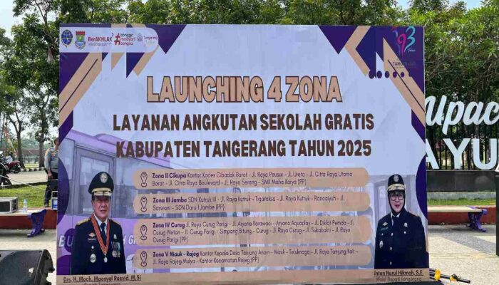Pemkab Tangerang Tambah Empat Zona Baru Bus Sekolah Gratis, Wujud Komitmen Tingkatkan Akses Pendidikan Aman dan Nyaman