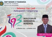 SMPN 3 Tigaraksa Ucapkan Selamat Hari Jadi ke-393 Kabupaten Tangerang
