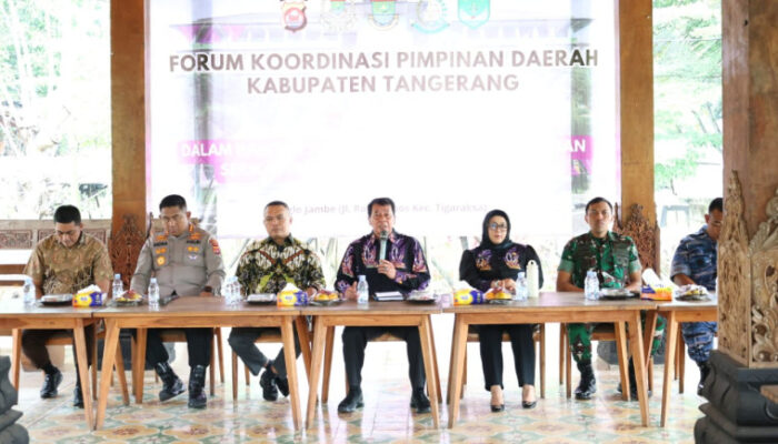 Bupati dan Wabup Tangerang Pimpin Rapat Forkopimda, Pererat Silaturahmi dengan Serikat Kerja