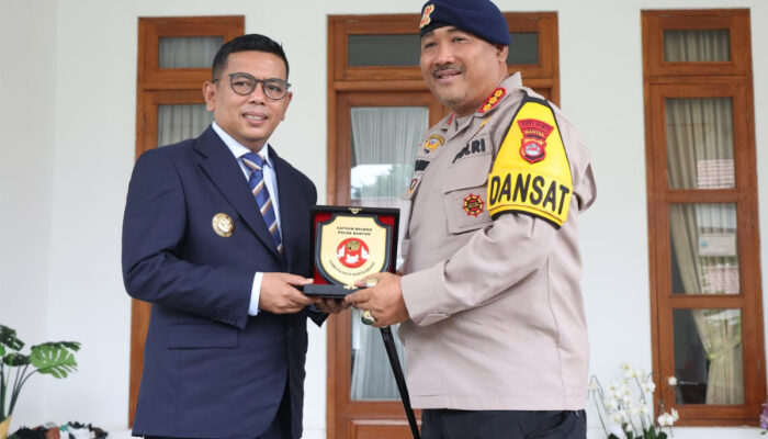 Gubernur Andra Soni dan Dansat Brimob Banten Sepakat Perkuat Sinergi Keamanan Daerah