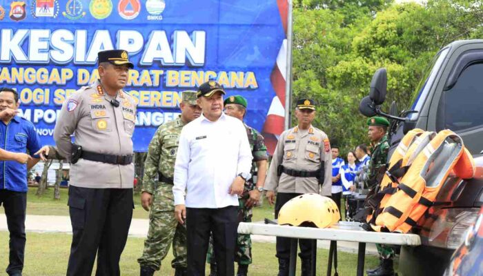 Pemkab dan Polresta Tangerang Gelar Apel Kesiapsiagaan Hadapi Bencana Hidrometeorologi