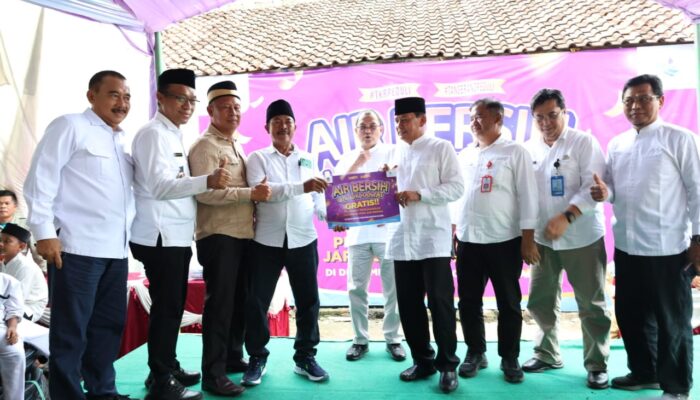 Bupati Tangerang Resmikan Sambungan Air Bersih Gratis PDAM untuk 250 KK di Rajeg
