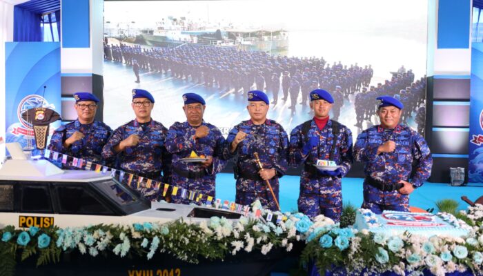 Peringati HUT ke-75, Ditpolairud Polda Banten Tegaskan Komitmen Jaga Keamanan Maritim
