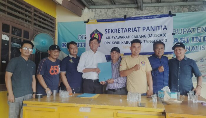 Pendaftaran Pertama Bacalon Ketua KWRI DPC Kabupaten Tangerang Dibuka, Heriyanto Usung Visi Perubahan dan Pemilihan Kondusi