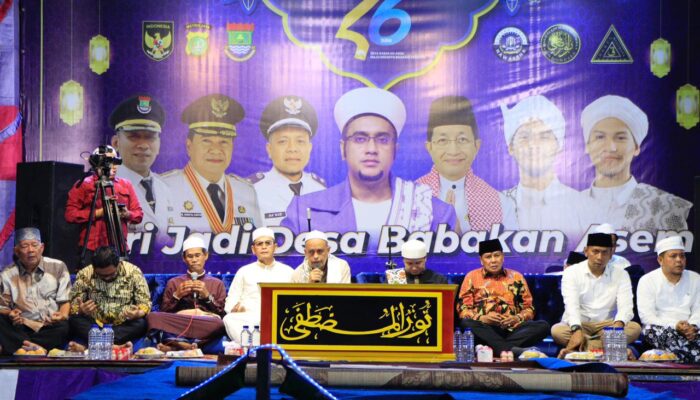 Peringati Milad ke-46, Desa Babakan Asem Gelar Salawat Bersama dan Tabligh Akbar