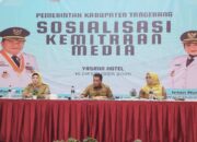 Perkuat Sinergi dengan Pers, Pemkab Tangerang Gelar Sosialisasi Kemitraan Media