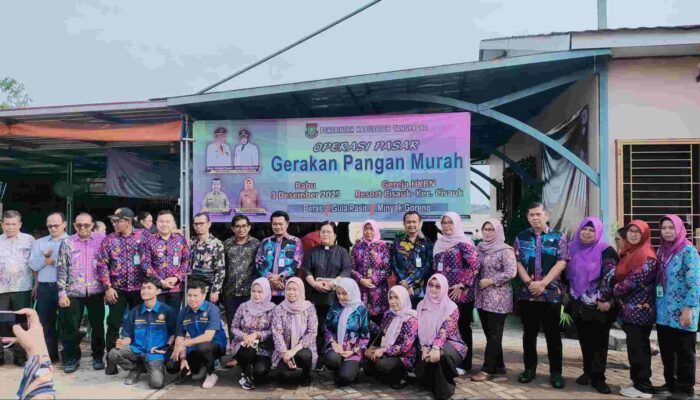 Operasi Pasar GPM Disperindag Kabupaten Tangerang, Warga Cisauk Serbu Harga Super Terjangkau Jelang Nataru