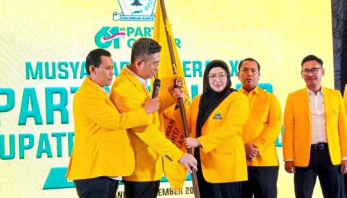 Aklamasi di Hotel Aryaduta, Intan Nurul Hikmah Resmi Pimpin Golkar Kabupaten Tangerang