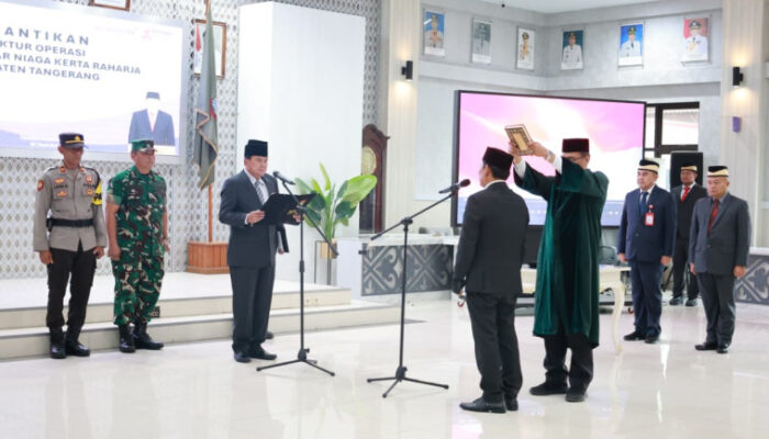 Bupati Tangerang Lantik Direktur Operasional Perumda Pasar NKR