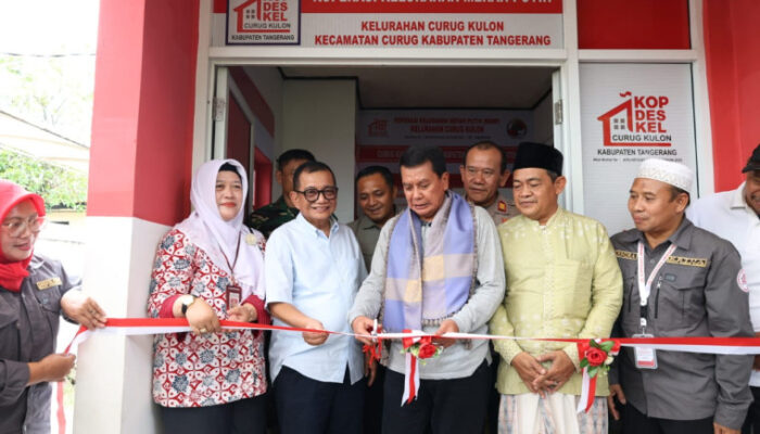 Bupati Tangerang Resmikan Koperasi Kelurahan Merah Putih Curug Kulon