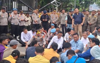 Kapolda Banten Turun Langsung Amankan Aksi BEM Se-Provinsi Banten di KP3B, Situasi Berlangsung Aman dan Kondusif
