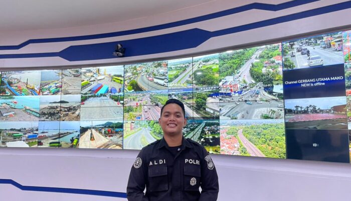 Pantauan CCTV, Arus Lalu Lintas Menuju Pelabuhan Merak Terpantau Lancar