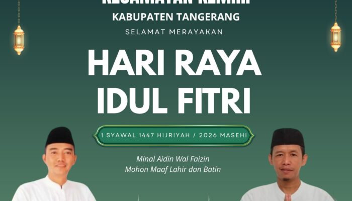 Kecamatan Kemiri Sampaikan Ucapan Selamat Hari Raya Idul Fitri 1 Syawal 1447 H