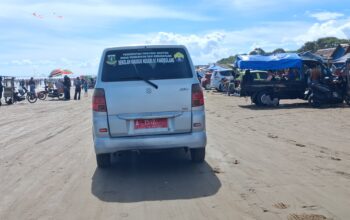 Skandal Usai Lebaran, Mobil Dinas SKhN 01 Pandeglang Kepergok Liburan di Pantai Bagedur