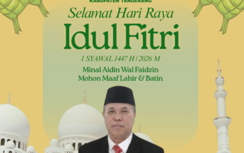BAZNAS Kabupaten Tangerang Sampaikan Ucapan Selamat Idul Fitri 1447 H